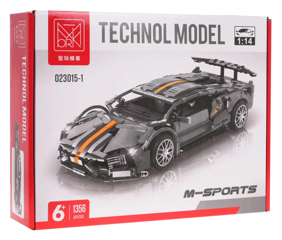 Set kockica: sportski automobil sivi M-Sports 1:14, 1356 dijelova_11