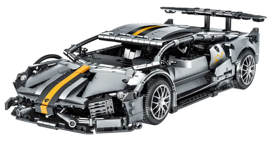Set kockica: sportski automobil sivi M-Sports 1:14, 1356 dijelova_2