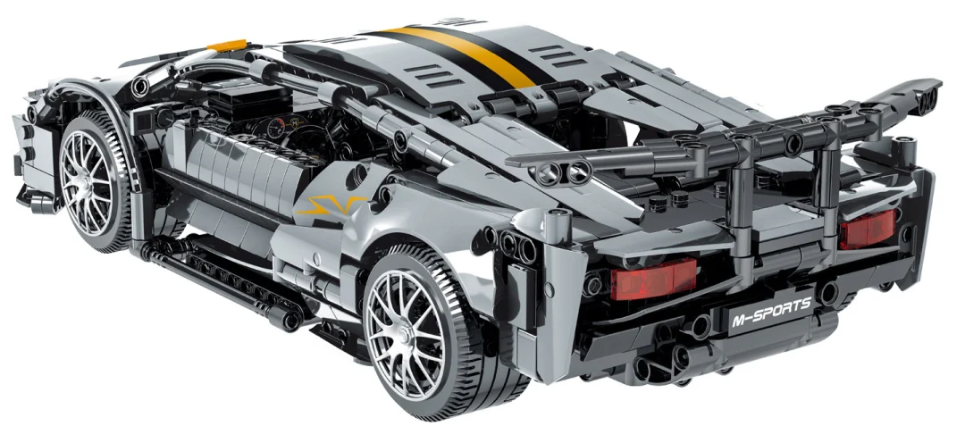 Set kockica: sportski automobil sivi M-Sports 1:14, 1356 dijelova_3