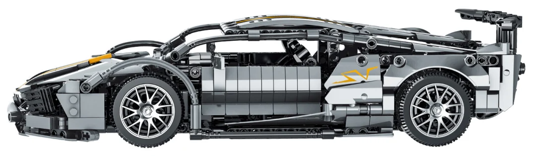 Set kockica: sportski automobil sivi M-Sports 1:14, 1356 dijelova_6