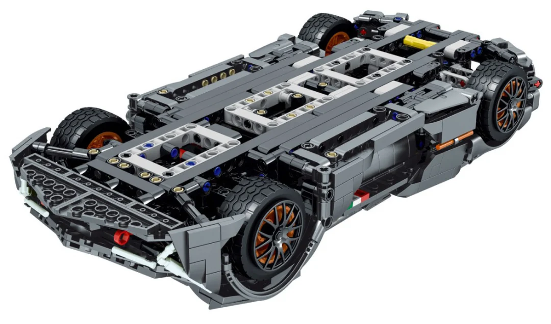 Set kockica: sportski automobil sivi Super Racing 1:14, 1512 dijelova_12