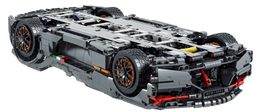 Set kockica: sportski automobil sivi Super Racing 1:14, 1512 dijelova_13