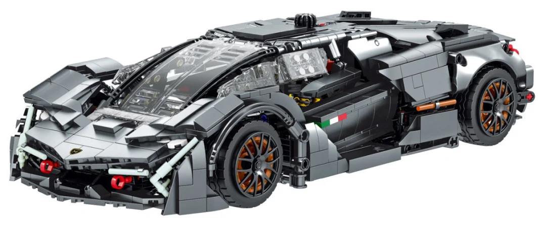 Set kockica: sportski automobil sivi Super Racing 1:14, 1512 dijelova_2