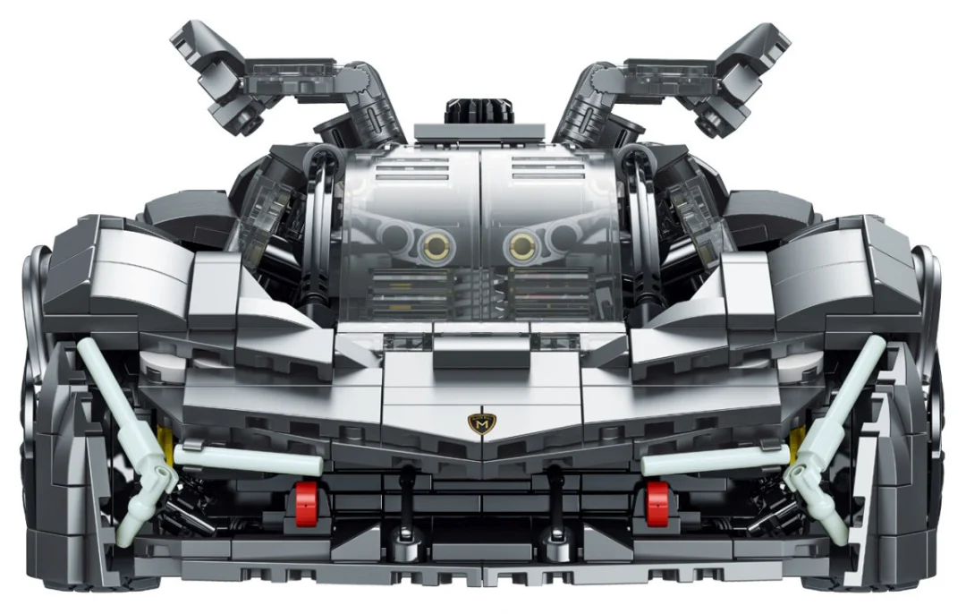 Set kockica: sportski automobil sivi Super Racing 1:14, 1512 dijelova_4