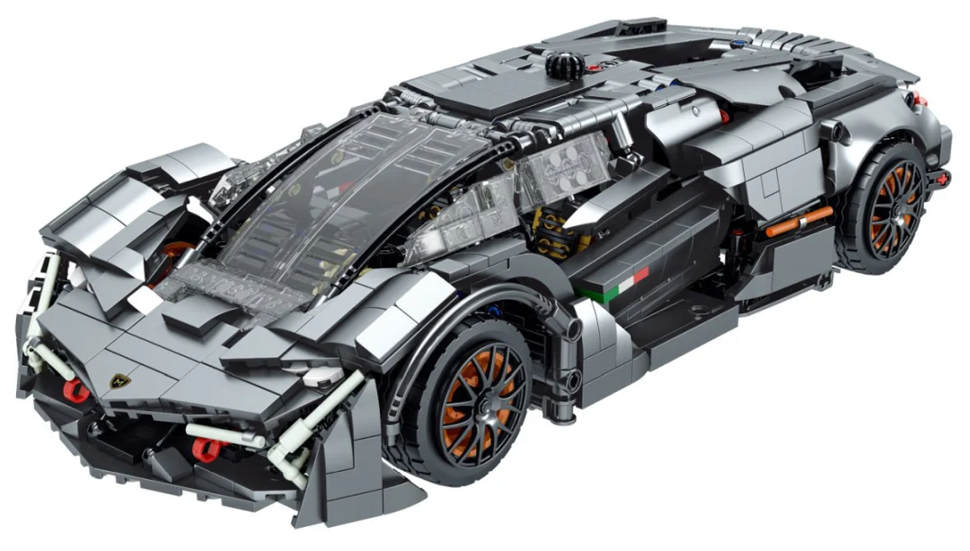Set kockica: sportski automobil sivi Super Racing 1:14, 1512 dijelova_7