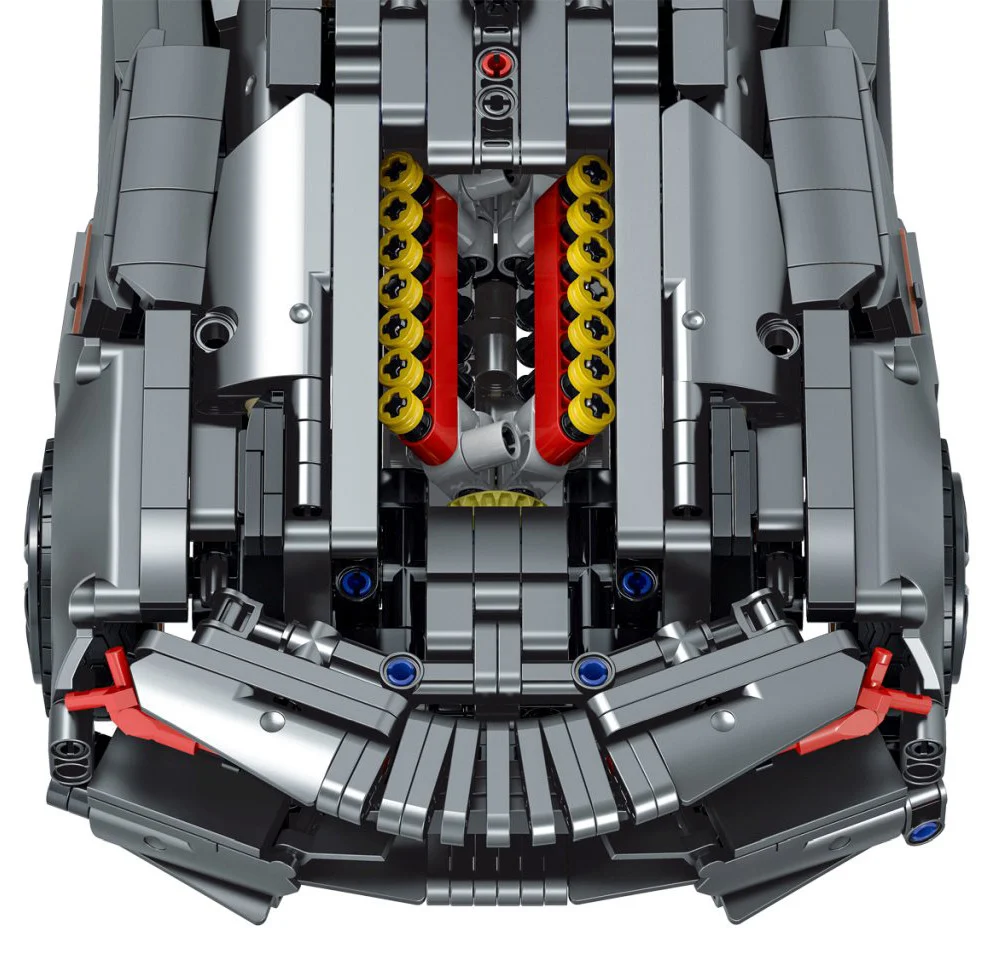 Set kockica: sportski automobil sivi Super Racing 1:14, 1512 dijelova_9