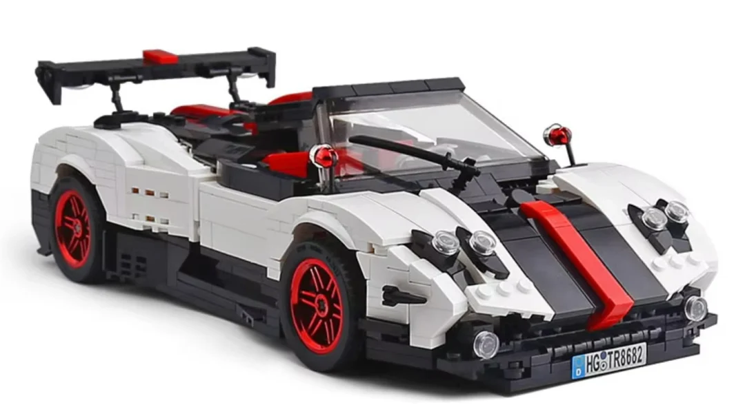 Set kockica sportski kabriolet bijeli 1:16 960 dijelova_3