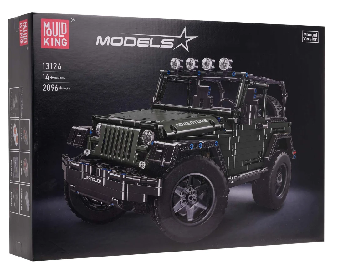 Set kockica terenski automobil zeleni 1:10 2078 dijelova_7