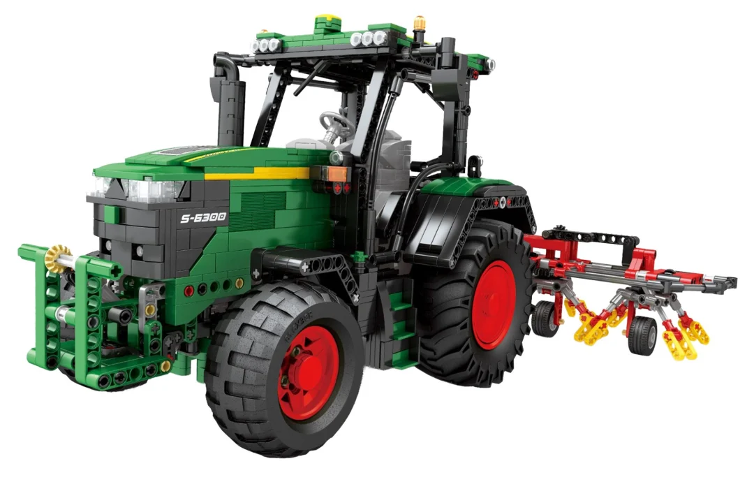Set kockica traktor zeleni RC + pribor 1664 dijela 14+_2