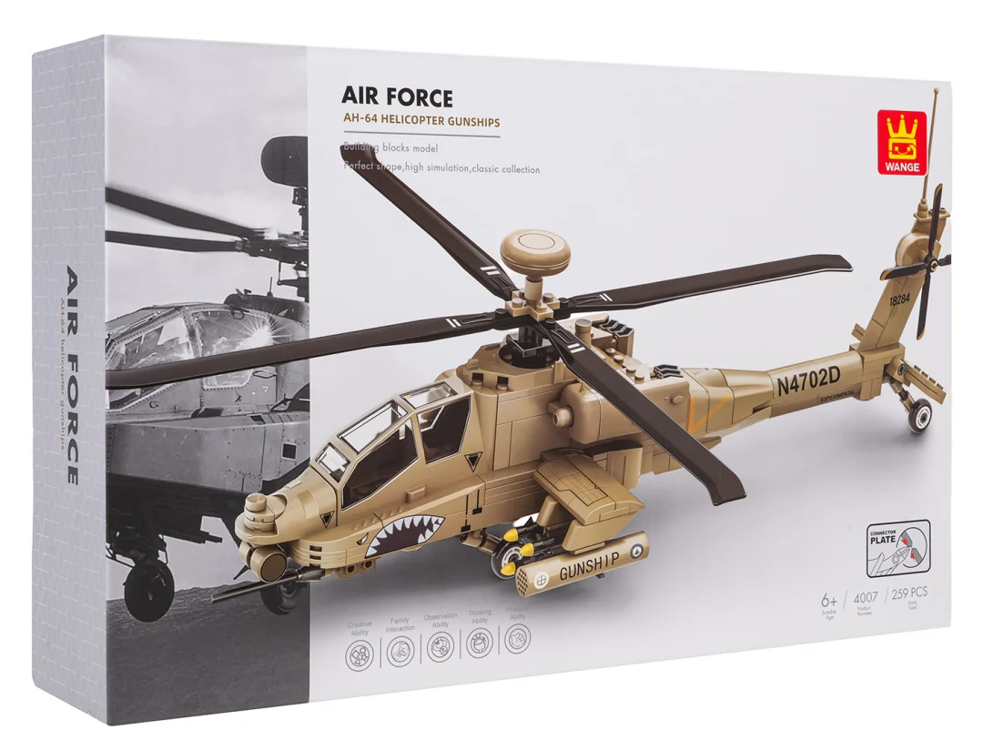 Set kockica vojni helikopter, 255 dijelova_8