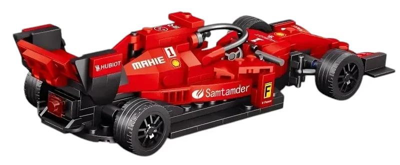 Set kockica za crveni automobil F1, 266 dijelova_3