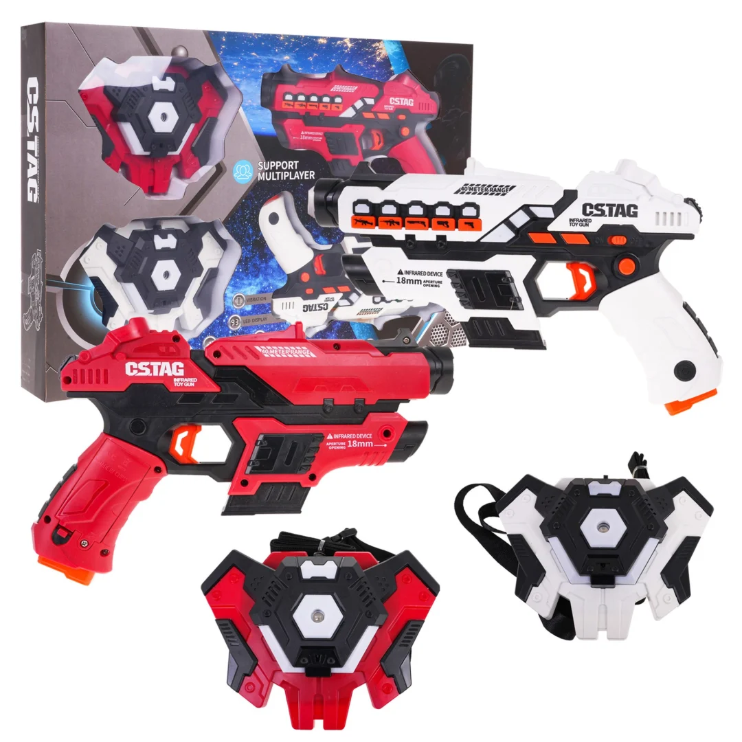 Set laserskih pištolja s metama za dim 3+_2