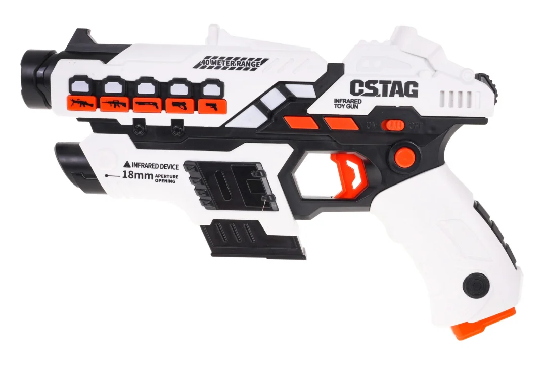 Set laserskih pištolja s metama za dim 3+_6