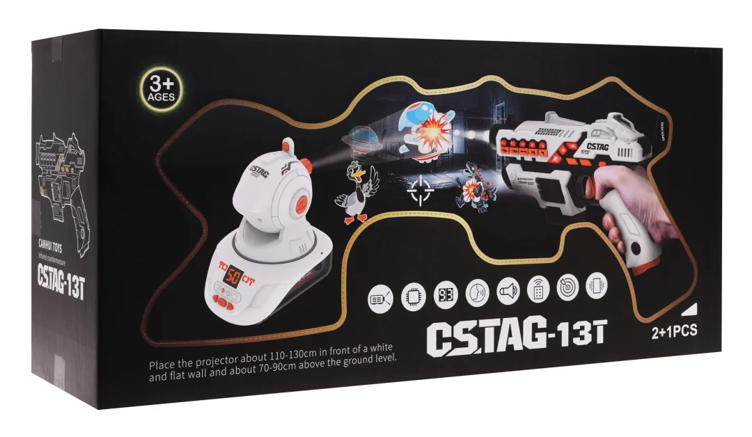 Set laserskih pištolja s projektorom 3+_7