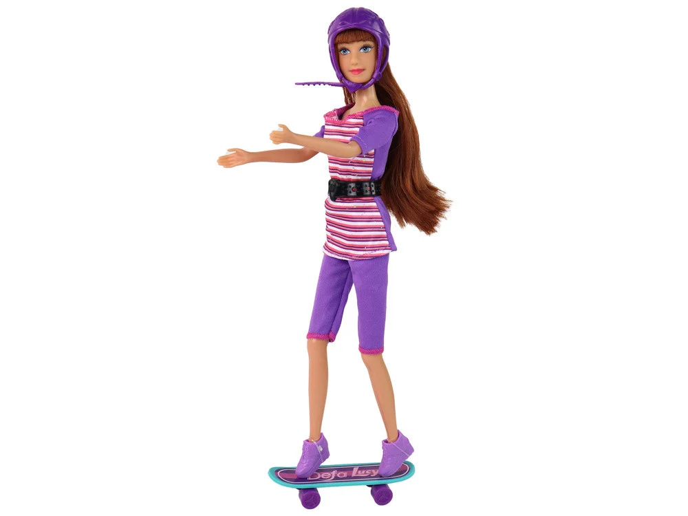 Set lutaka Lucy s romobilom, skateboardom i kacigama_5