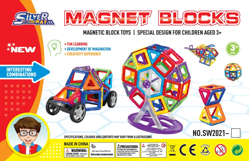 Set magnetskih blokova 117 dijelova_7