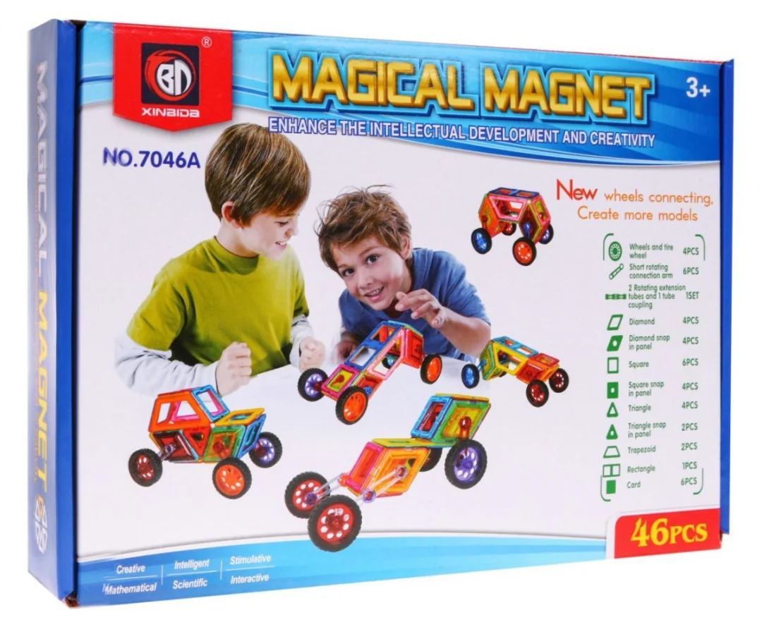 Set magnetskih blokova od 46 dijelova_11