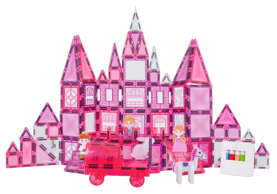 Set magnetskih blokova za slikanje Ružičasta princeza 126 kom_2