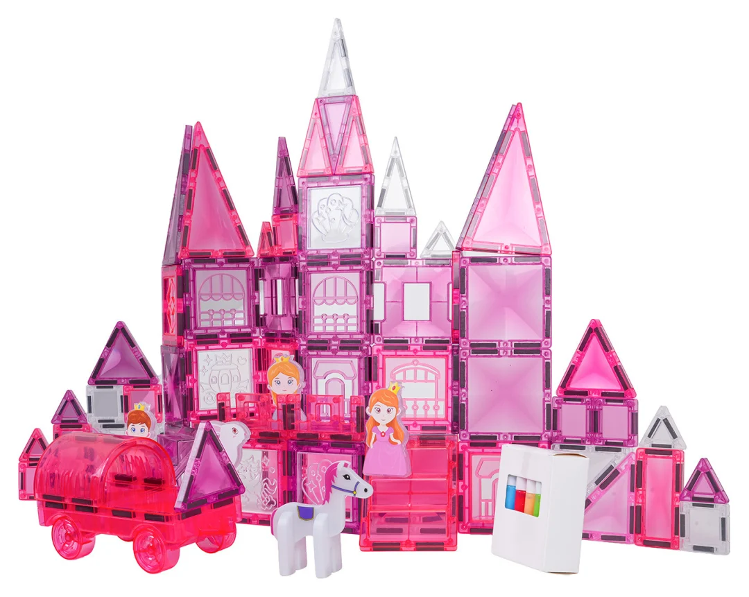 Set magnetskih blokova za slikanje Ružičasta princeza 126 kom_4