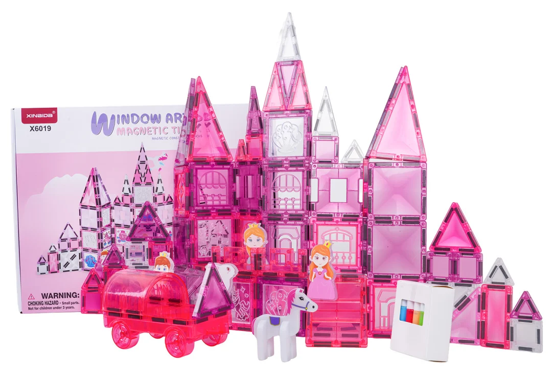 Set magnetskih blokova za slikanje Ružičasta princeza 126 kom_9