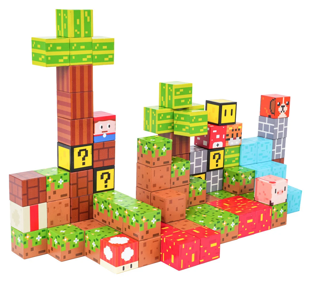 Set magnetskih kockica i blokova 102 komada_5