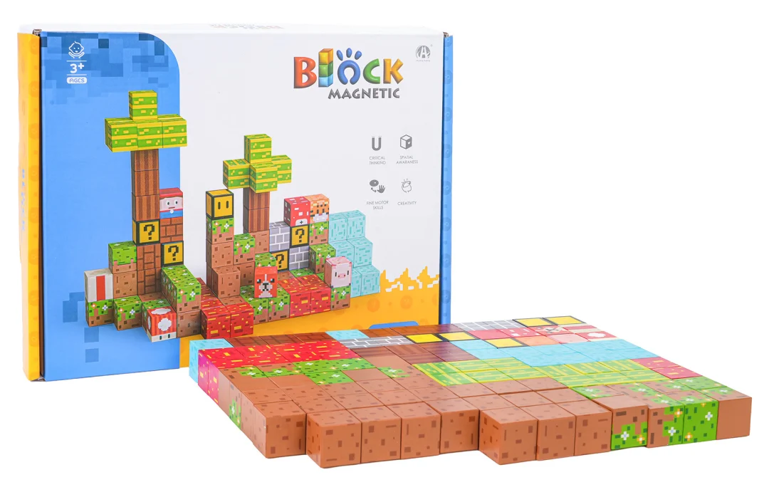 Set magnetskih kockica i blokova 102 komada_6