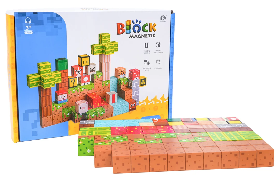 Set magnetskih kockica i blokova 84 komada_6