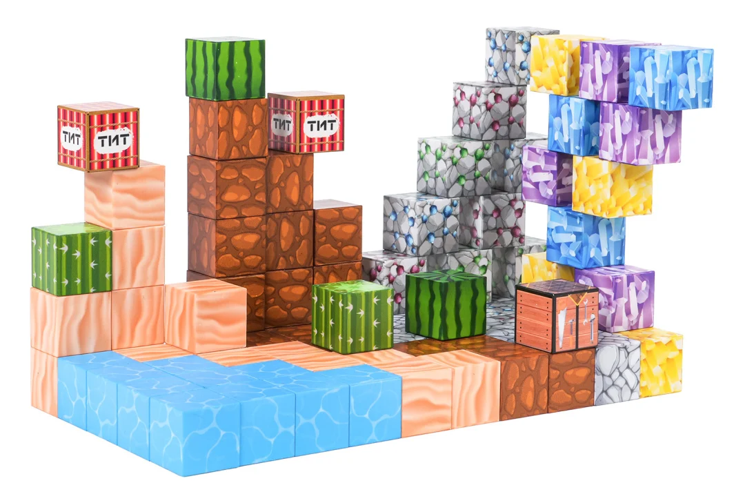 Set magnetskih kockica i blokova 88 komada_2