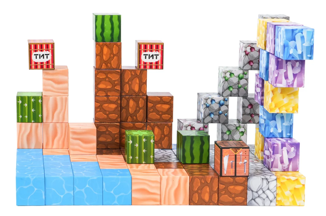 Set magnetskih kockica i blokova 88 komada_3
