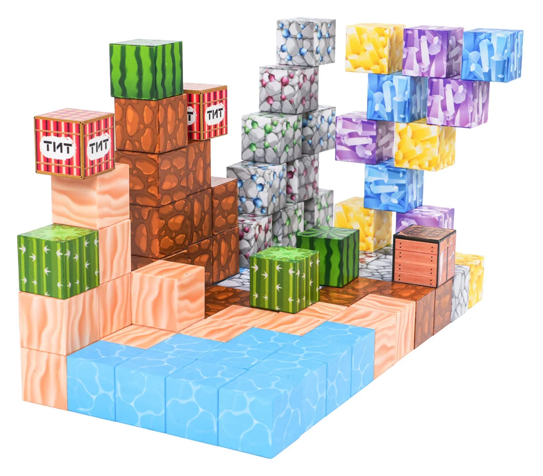 Set magnetskih kockica i blokova 88 komada_4
