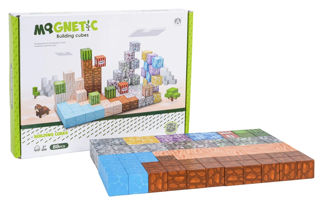 Set magnetskih kockica i blokova 88 komada_5
