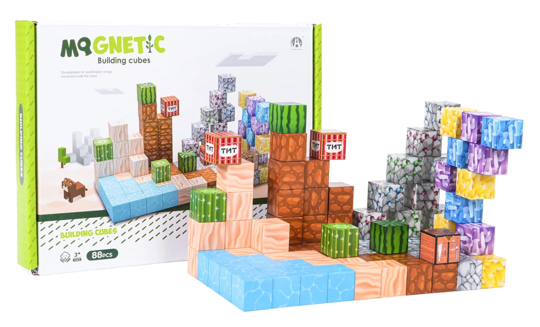 Set magnetskih kockica i blokova 88 komada_6
