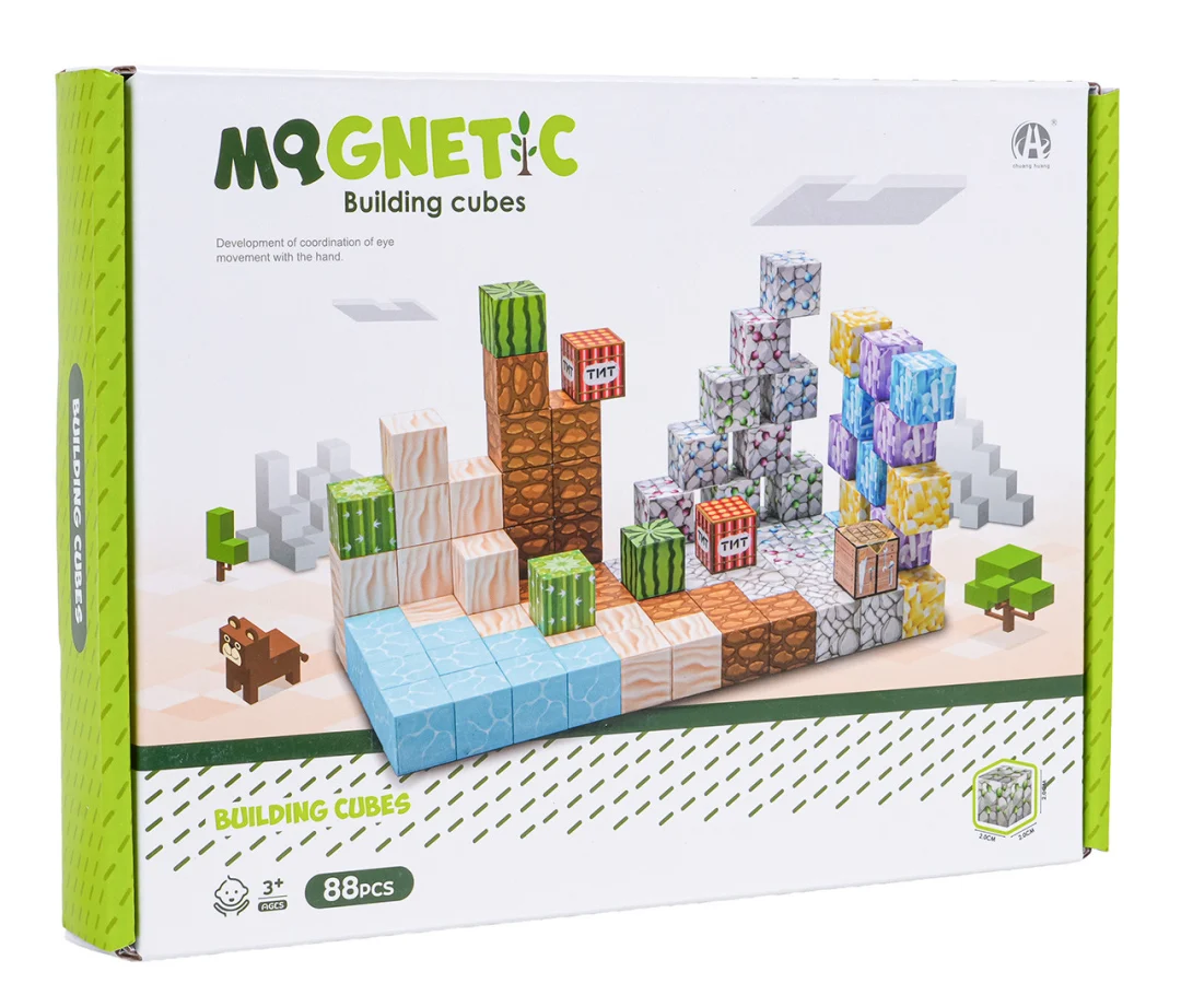 Set magnetskih kockica i blokova 88 komada_7