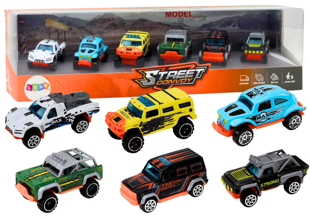 Set metalnih terenskih autića 1:64 (6 kom)_1
