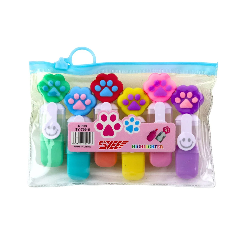 Set mini markera s kandžom u kutijici, 6 komada, 8 cm_4
