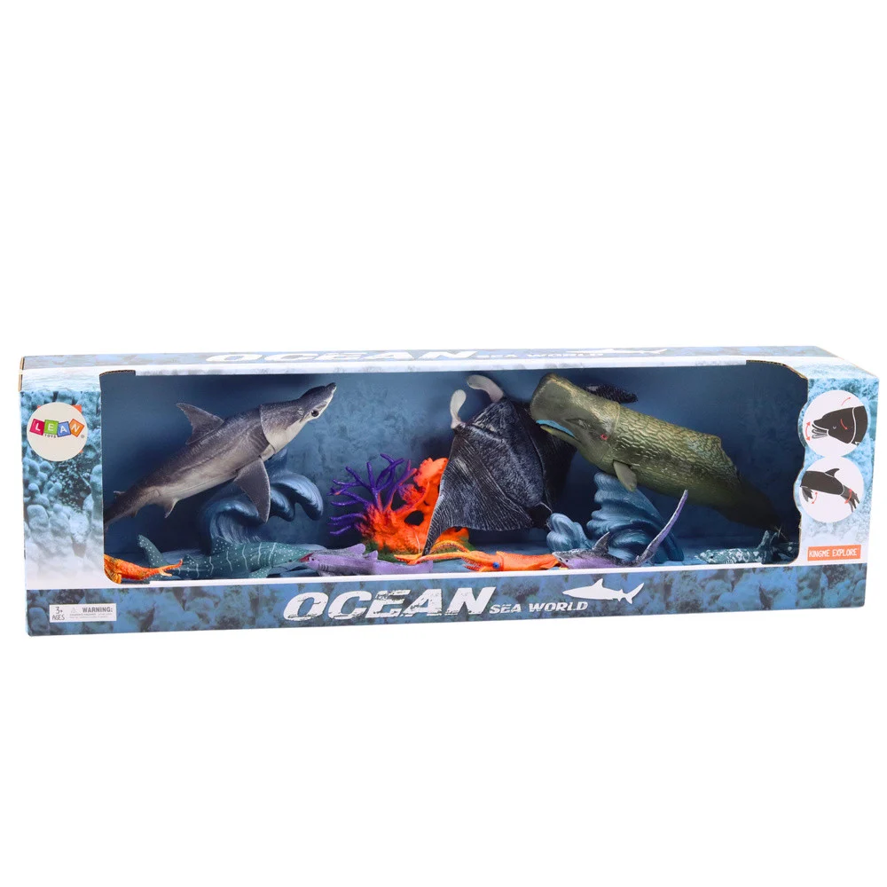 Set morskih životinja s pokretnim dijelovima raža_3