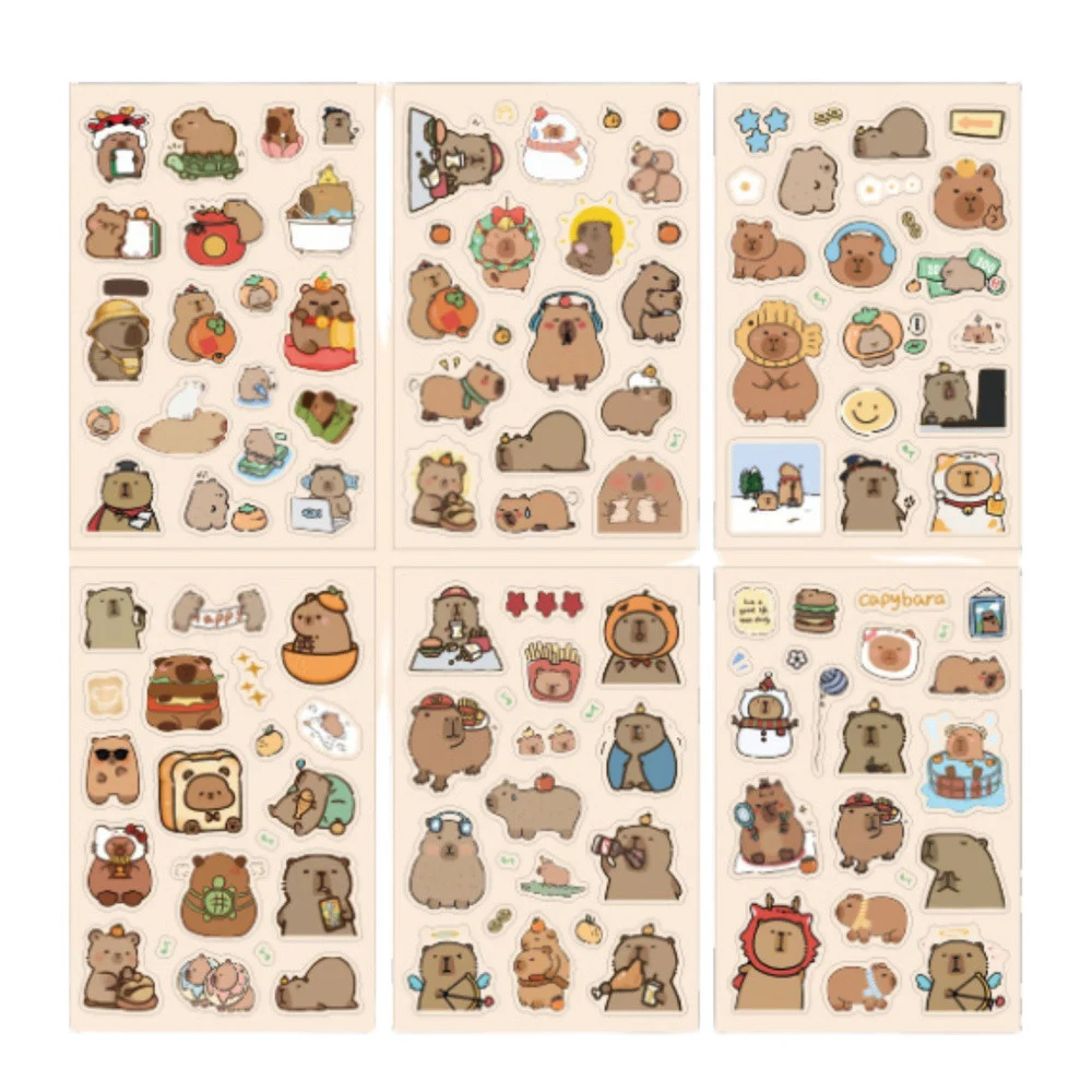 Set naljepnica s motivom kapibare, 110 komada_2