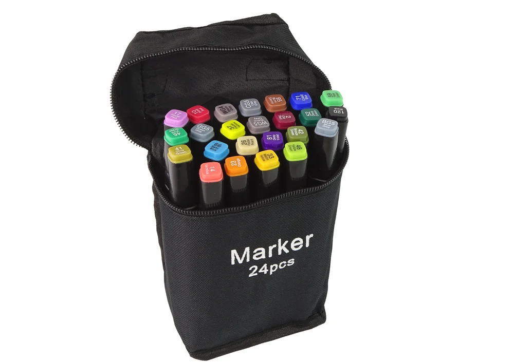 Set od 24 dvostranih alkoholnih markera Pro Touch, s torbom_2