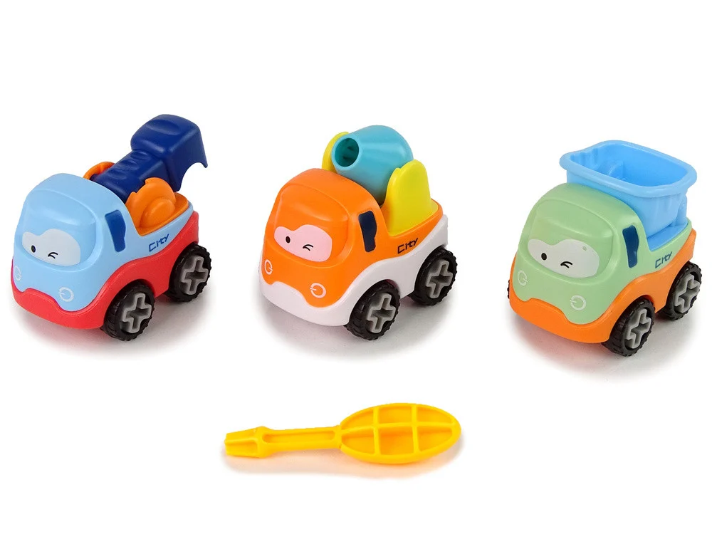 Set od 3 građevinskih automobila za rastavljanje s odvijačem_2