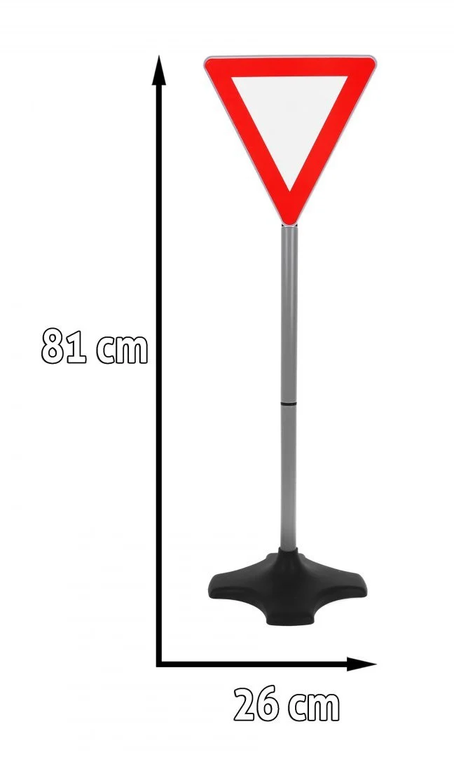 Set od 5 prometnih znakova na stalku 3+_2