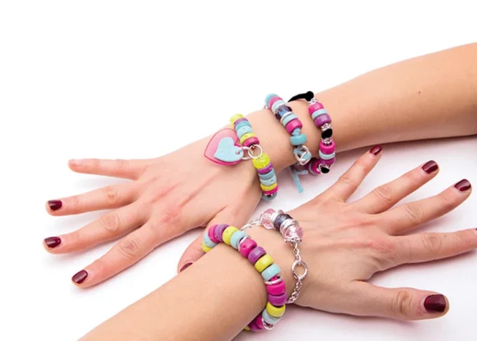 Set perli za narukvice Clementoni 78415 Crazy Chic, 100 komada_4