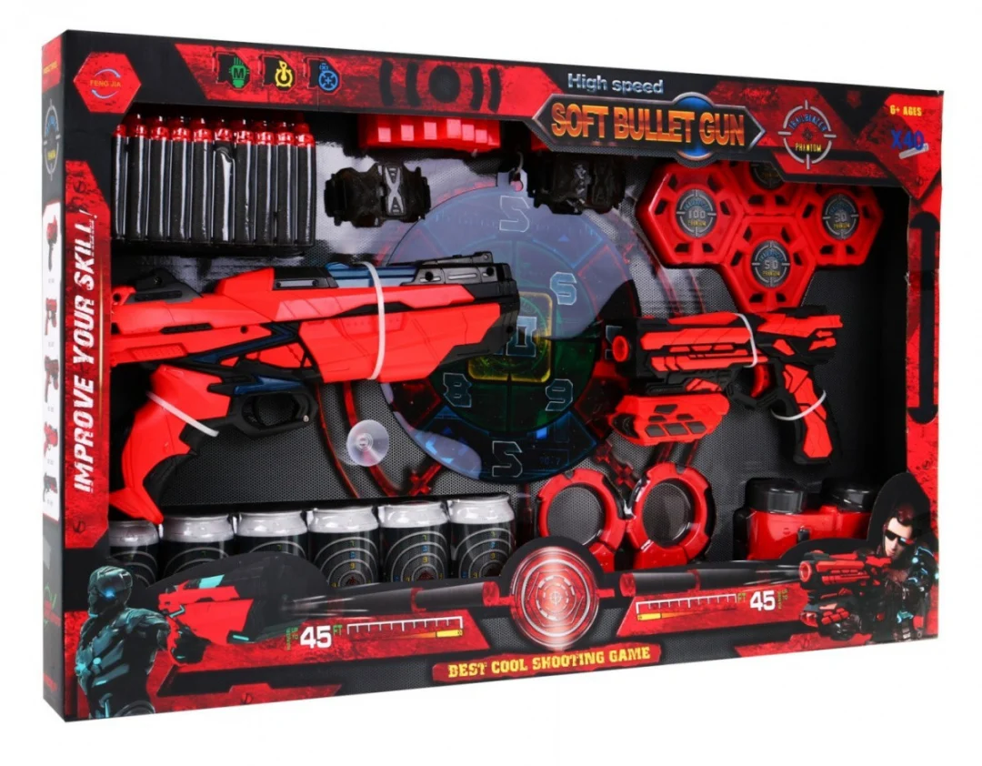 Set pištolja na pjenu s priborom 6+_5