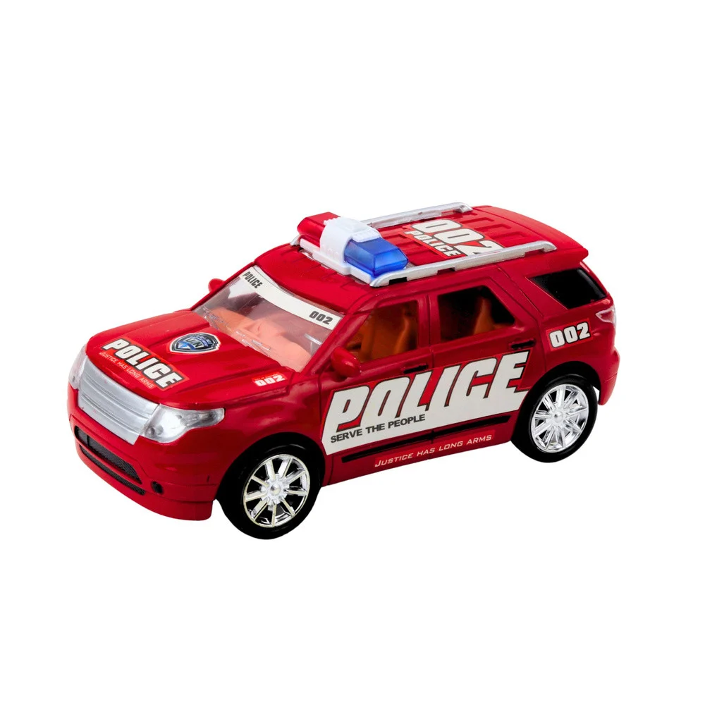 Set policijskog terenskog vozila s vučnom prikolicom, 60 cm_4