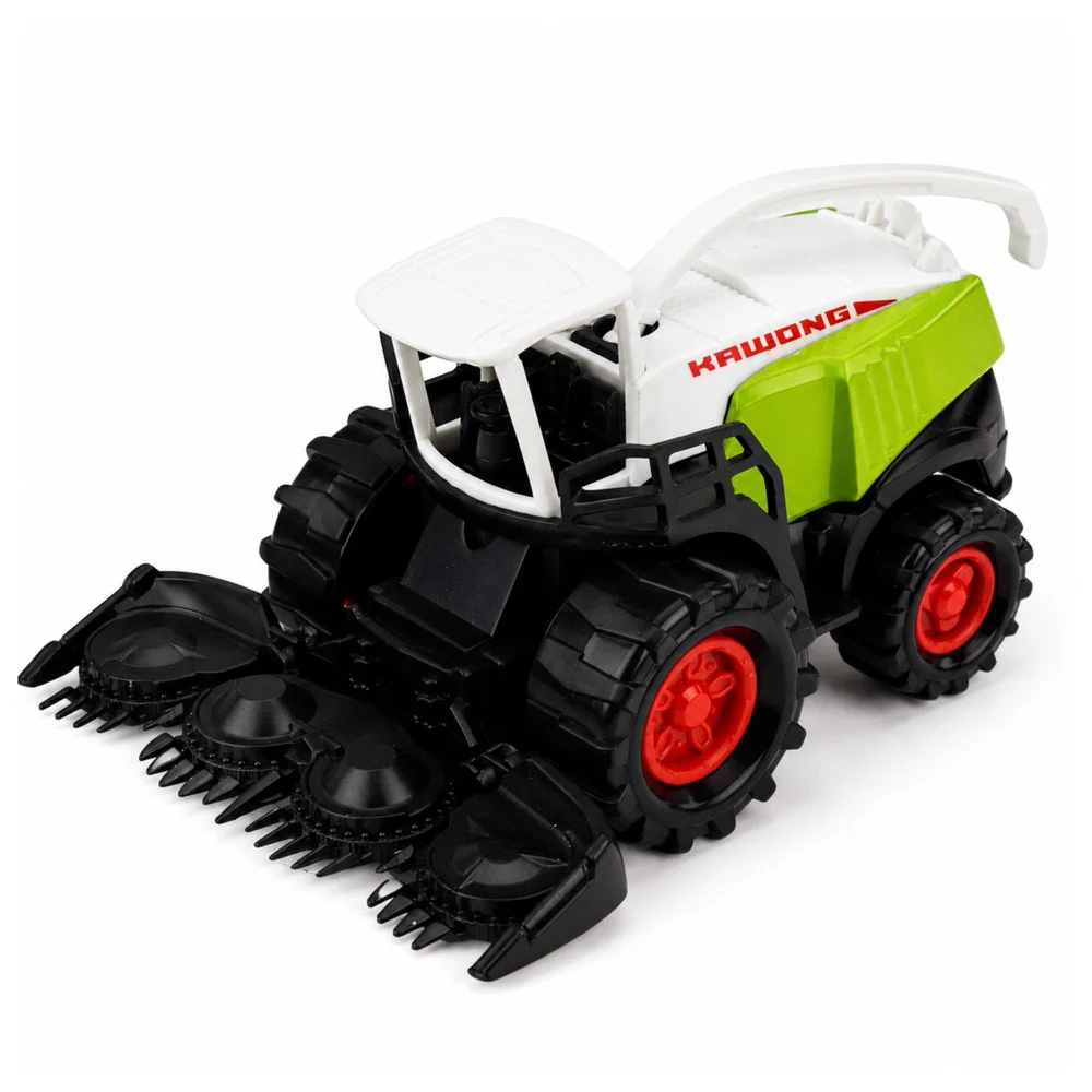 Set poljoprivrednih vozila 1:68 - traktor, kombajn, prikolica i prijevoznik trupaca, 4 kom_2