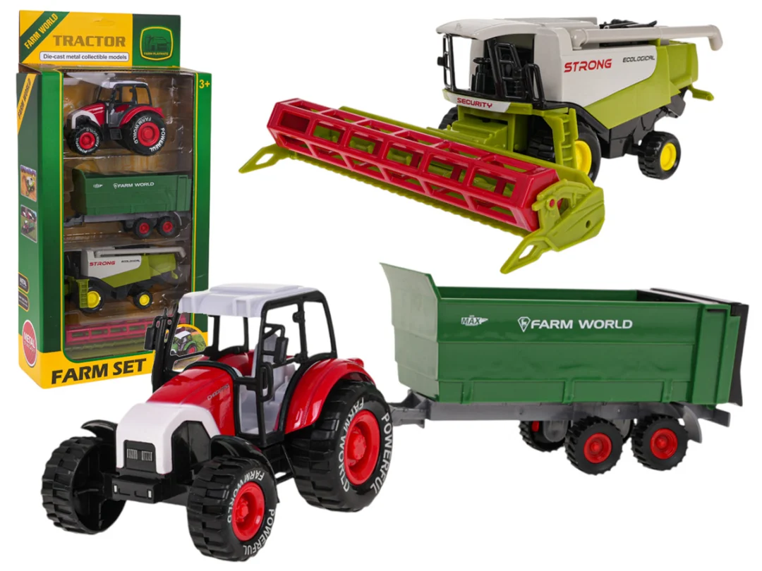 Set poljoprivrednih vozila: traktor + kombajn_1