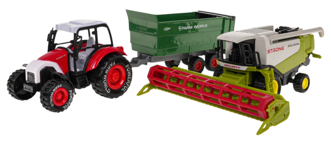 Set poljoprivrednih vozila: traktor + kombajn_2