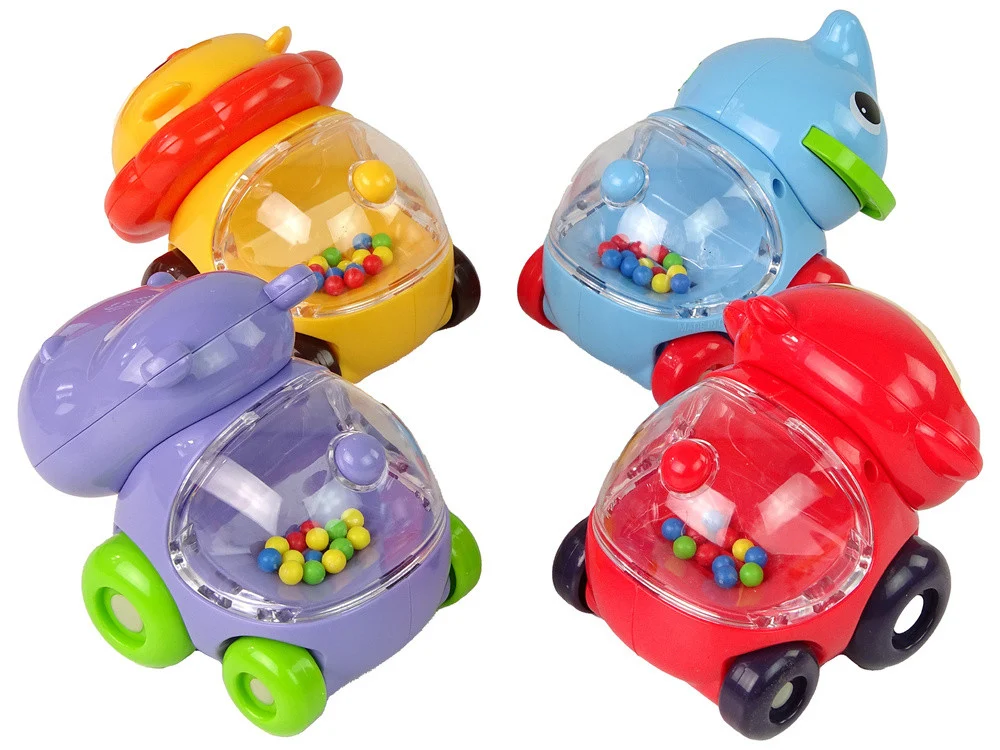 Set šarenih vozila s lopticama, 4 komada_2