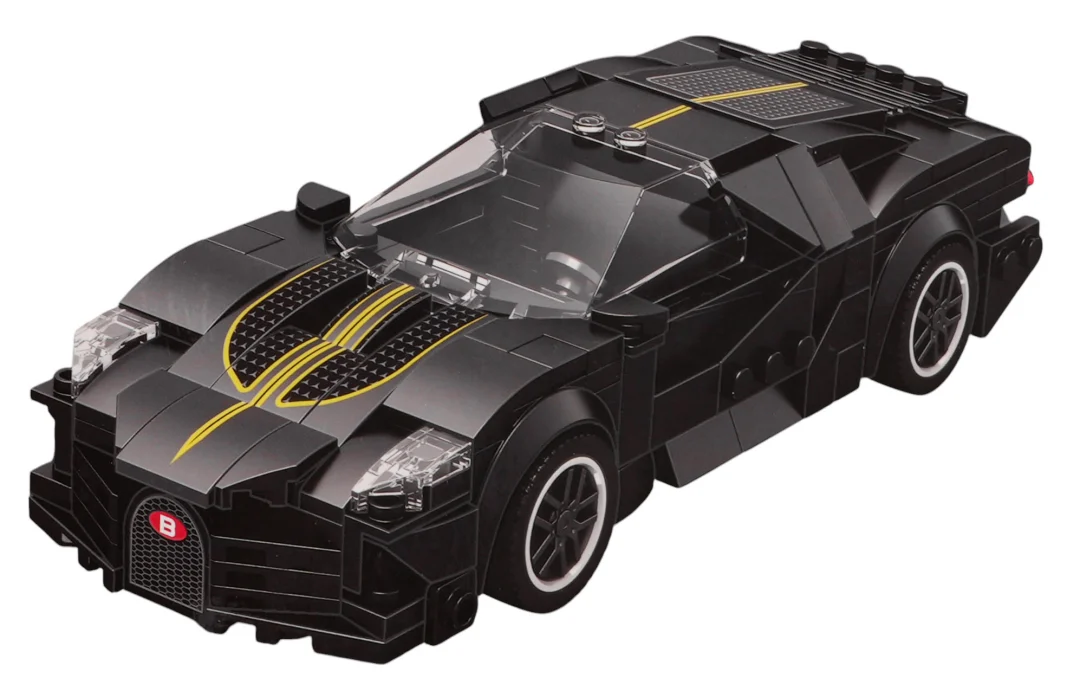 Set sivih kockica sportski automobil, 339 dijelova_2