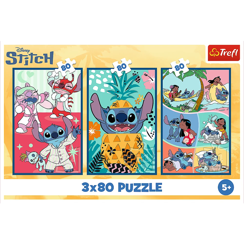 Set slagalica Trefl Svijet Stitcha, 3×80_5
