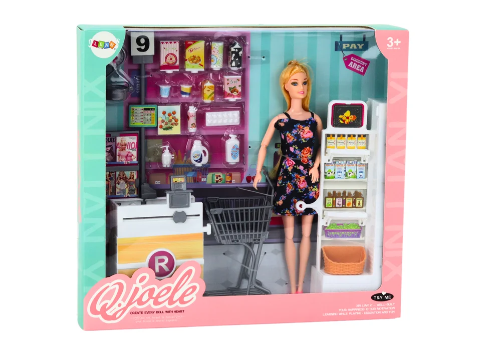 Set supermarket police košarica i namirnice za lutke_4